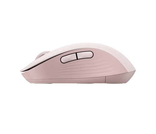 Logitech Signature M650 Wireless Mouse, Right-hand, Optical, Bluetooth, Pink