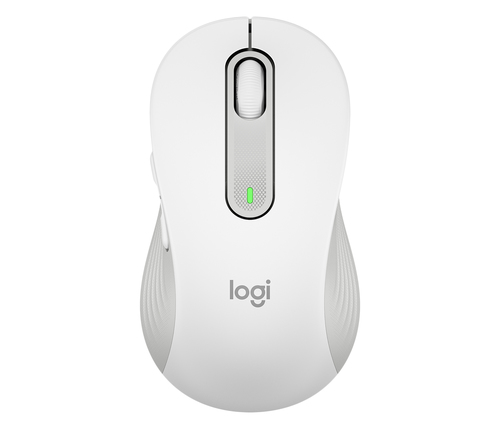 Logitech Signature M650 L Wireless Mouse, Right-hand, Optical, 4000 DPI, White