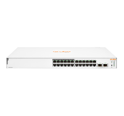 HPE Aruba Instant On 1830, 24G 12p Class4 PoE, 2SFP 195W, L2, Managed Switch