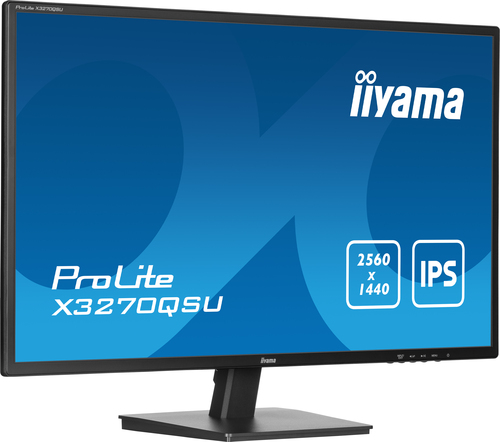 iiyama ProLite, IPS, 80 cm (31.5"), 2560 x 1440 pixels, Wide QHD, LED Monitor