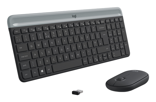 Logitech MK470 slim wireless keyboard and mouse combo QWERTY image
