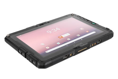 Getac ZX10 outdoors, touchscreen visible under direct sunlight for industrial tasks