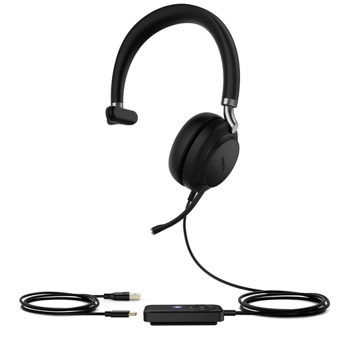 Yealink UH38 Mono USB-A, Wired & Wireless, 20 - 20000 Hz, Headset/Headphones, Black