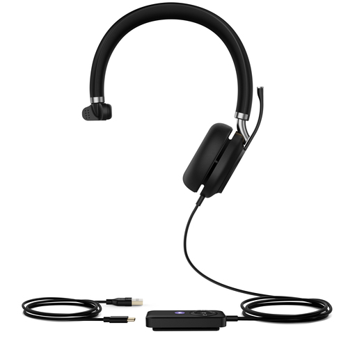 Yealink UH38 Mono USB-A, Wired & Wireless, 20 - 20000 Hz, Headset/Headphones, Black