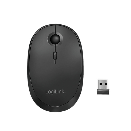 LogiLink (ID0204) Ambidextrous, RF Wireless + Bluetooth, 1600 DPI, Mouse