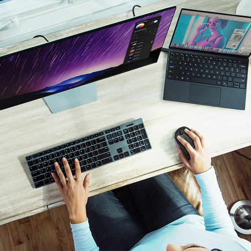 LogiLink (ID0204) Ambidextrous, RF Wireless + Bluetooth, 1600 DPI, Mouse