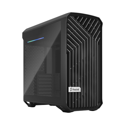 Fractal Design Torrent Compact Gaming PC Case, ATX, EATX, mATX, Tempered Glass