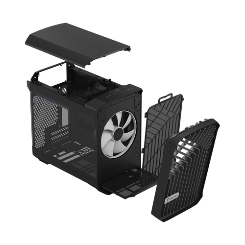 Fractal Design Torrent Nano, Micro-ITX, Tempered glass, Micro Tower, PC Case