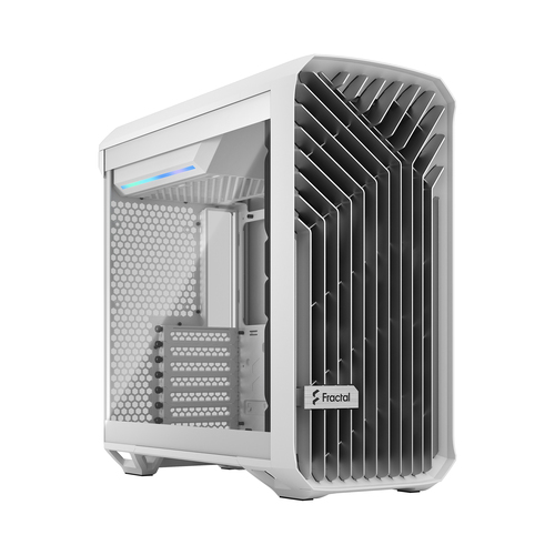 Fractal Design Torrent Compact White Gaming PC Case – ATX, EATX, Tempered Glass
