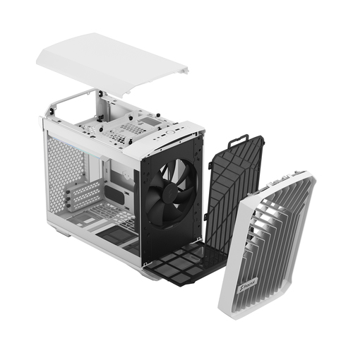 Fractal Design Torrent Nano, Micro-ITX Steel, Tempered glass Micro Tower PC Case