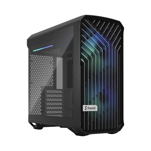 Fractal Design Torrent Compact Black Gaming PC Case – ATX, EATX, Tempered Glass