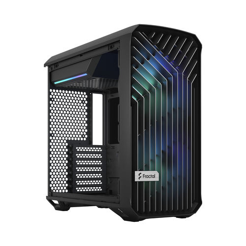 Fractal Design Torrent Compact Black Gaming PC Case – ATX, EATX, Tempered Glass