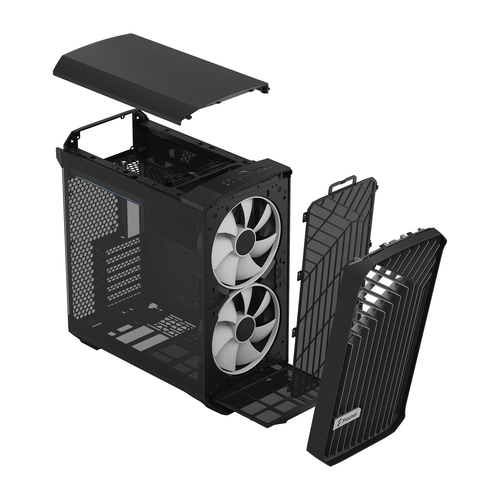 Fractal Design Torrent Compact Black Gaming PC Case – ATX, EATX, Tempered Glass