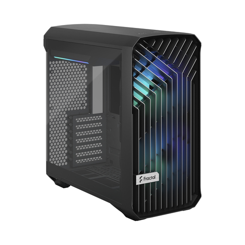 Fractal Design Torrent Compact Black Gaming PC Case – ATX, EATX, Tempered Glass
