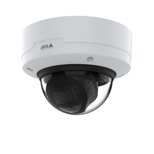 Axis 02329-001 PTZ IP Camera showing digital pan and tilt functionality for indoor surveillance