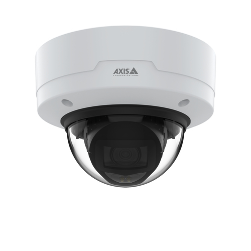 Axis 02329-001 PTZ IP Camera showing digital pan and tilt functionality for indoor surveillance