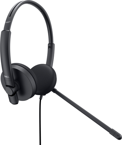 DELL Stereo (WH1022), Wired, 20 - 20000 Hz,  Headset/Headphones, Black