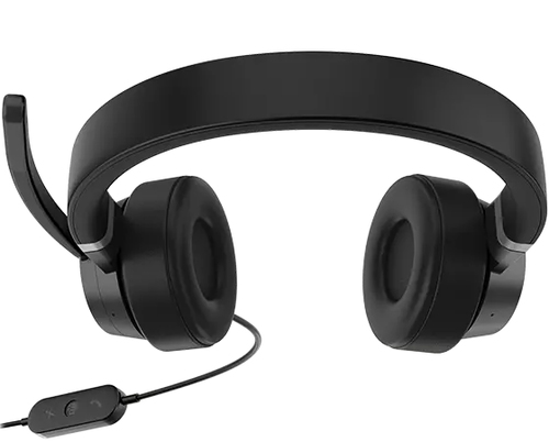 Lenovo Go Wired ANC, 20 - 20000 Hz, Headset/Headphones, Black