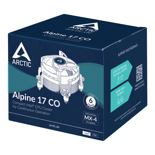 ARCTIC Alpine 17 CO, Air cooler