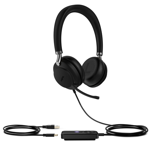 Yealink UH38 Dual Teams , Calls/Music, Headset/Headphones, Black