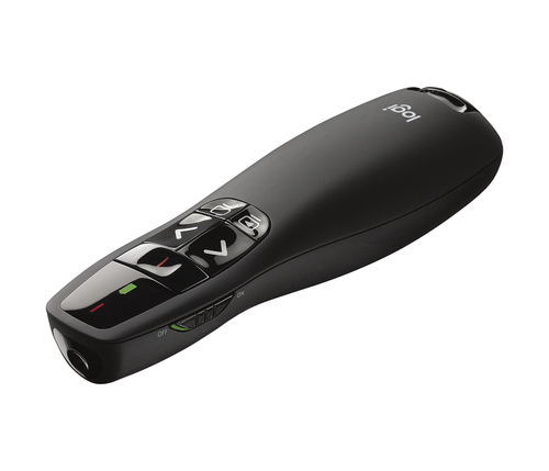 Logitech Wireless Presenter R400, RF, USB, 15 m, Black