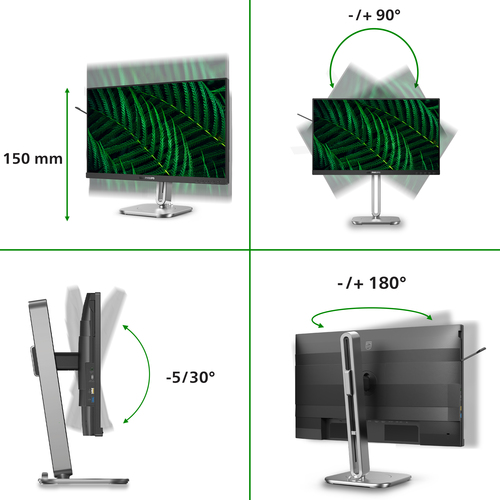 Philips 5000 series (24B2G5301/00), (23.8"), 1920 x 1080 pixels, FHD LCD Monitor