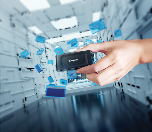 Kingston XS1000 1TB External SSD – USB 3.2 Gen 2, 1050MB/s, Portable, Black