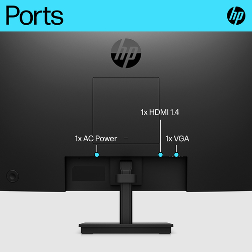 HP V24v G5, 60.5 cm (23.8"), 1920 x 1080 pixels, Full HD, LCD Monitor
