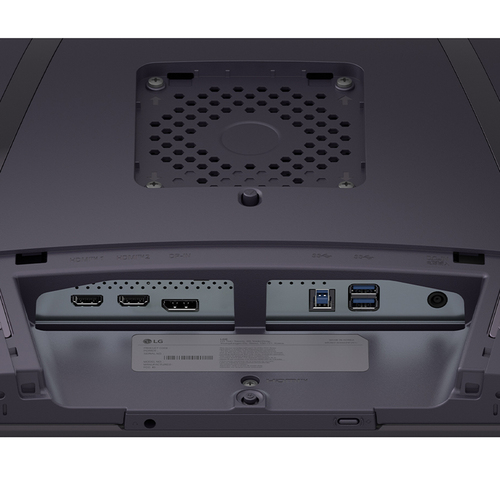 Gaming setup featuring LG UltraGear 32-inch OLED 4K monitor