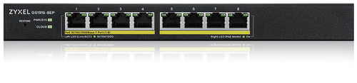Zyxel (GS1915-8EP-GB0101F), L2, Gigabit PoE, Managed Switch