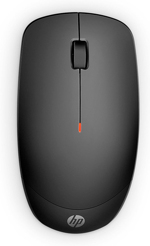 HP 235 Slim Wireless Mouse, Ambidextrous, Optical, RF Wireless, 1600 DPI, Mouse