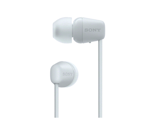 Sony (WI-C100), Wireless, 20 - 20000 Hz, Headset/Earbuds, White