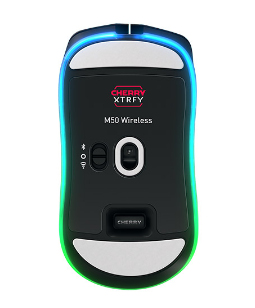 CHERRY XTRFY M50 Wireless, Right-hand, 12000 DPI Optical Mouse