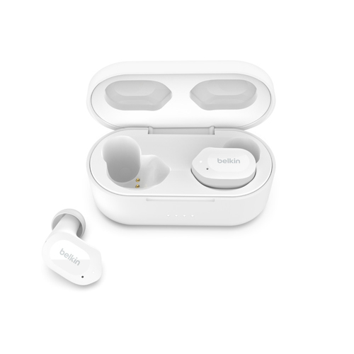 Belkin SOUNDFORM Play, True Wireless Stereo (TWS), Headset/Earbuds, White