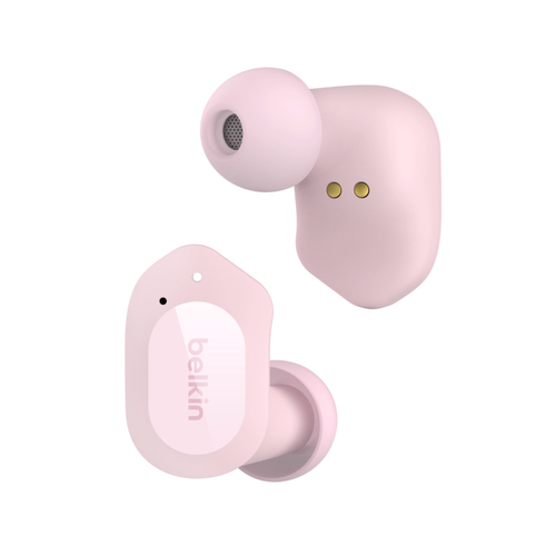 Belkin SOUNDFORM Play (AUC005BTPK), True Wireless Stereo, Headset/Earbuds, Pink