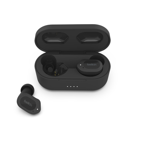 Belkin SOUNDFORM Play, Wireless, Headset/Earbuds Black