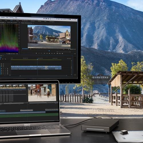 OWC ThunderBlade 32TB Portable SSD, USB-C 2800MB/s, USB 3.2 Gen 2, Black