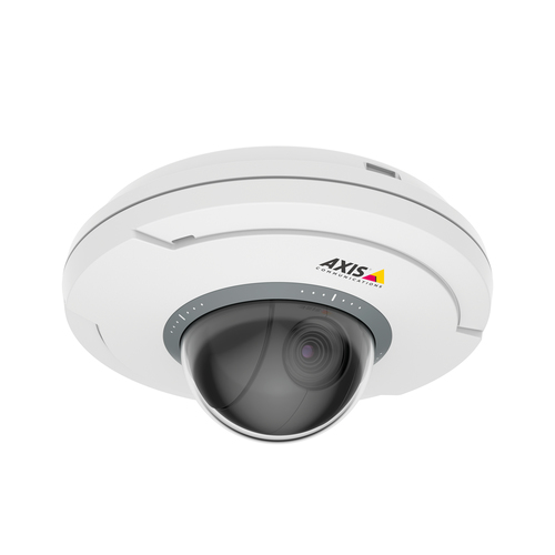 Indoor surveillance camera with 2 MP CMOS sensor, tamper detection, and remote smartphone control