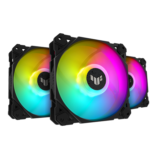 ASUS TUF Gaming TF120 ARGB Fan - Triple Fan Kit with ARGB Controller, Air cooler