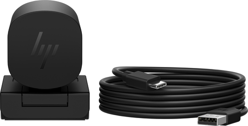 HP 965 4K Streaming Webcam, 8MP, 3840x2160, 60fps, Full HD, USB, Crisp Video