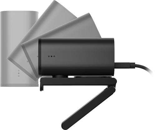 HP 965 4K Streaming Webcam, 8MP, 3840x2160, 60fps, Full HD, USB, Crisp Video