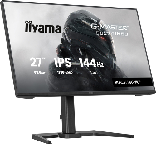 iiyama G-MASTER Full HD monitor on gaming desk setup