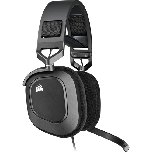 Corsair HS80 RGB USB, Wired, Gaming, 20 - 40000 Hz, Headset/Headphone, Carbon