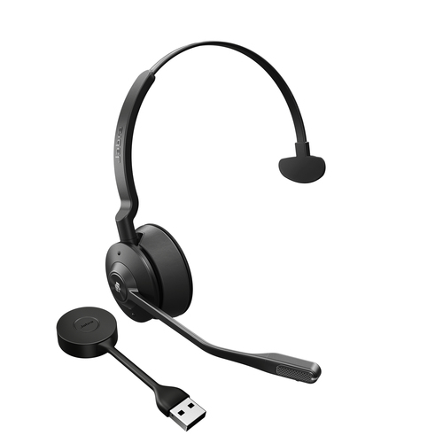 Jabra Engage 55 USB-A MS Mono,  Wireless, Headset/Headphones, Black