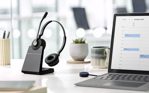 Jabra Engage 55 UC Stereo, Wireless, Headset/Headphones, Black