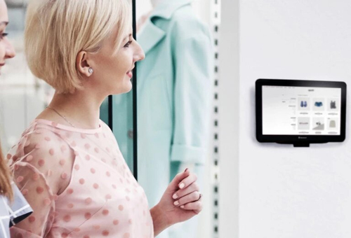 NQuire 1000 Manta II POS panel on countertop setup