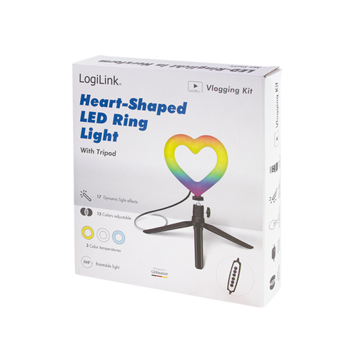 LogiLink AA0155 heart lamp powered by 5V AC