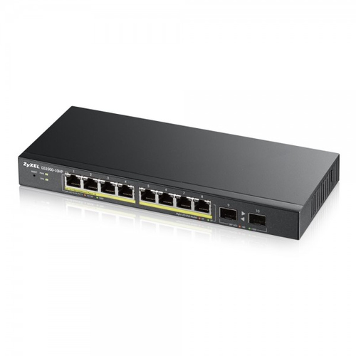 Zyxel GS1900-8HP v3 PoE, Managed, L2, 10/100/1000 Mbps, Full duplex