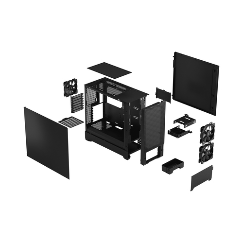 Fractal Design Pop Air, ATX, micro ATX, Mini-ITX, Steel, Mid Tower, PC Case
