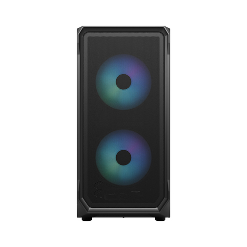 Fractal Design Focus 2, Black Steel, Tempered glass, Mid Tower PC Case